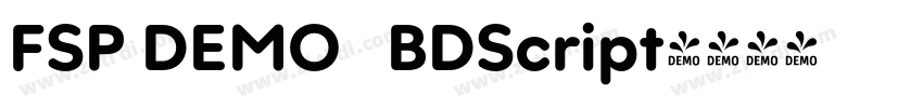 FSP DEMO   BDScript字体转换
